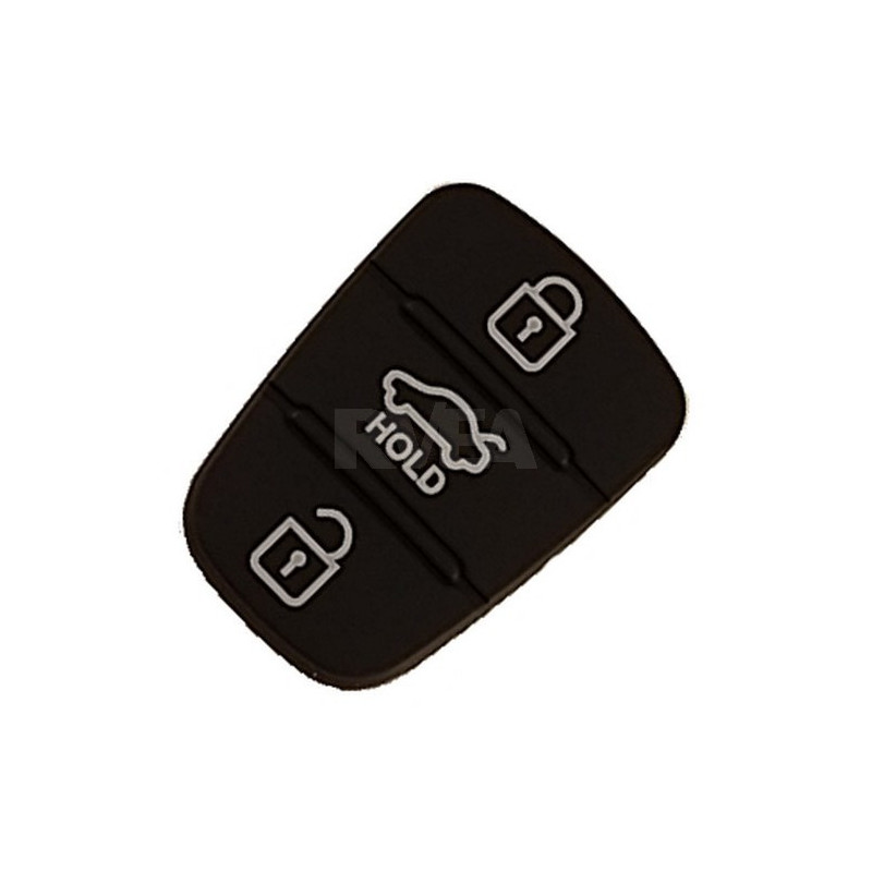 3 boutons Porte-clés De remplacement Compatible pour Crday Hyundai I20 I30  I35 Ix20 Ix35