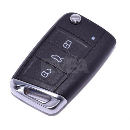 Télécommande coque de clé plip 3 boutons VW Volkswagen Golf VI Jett