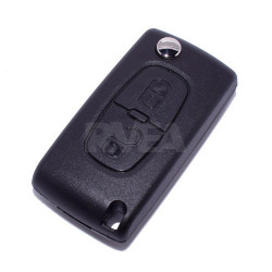 1x Coque Clef 2 Boutons - Peugeot 207 308 3008 Boxer III 5008